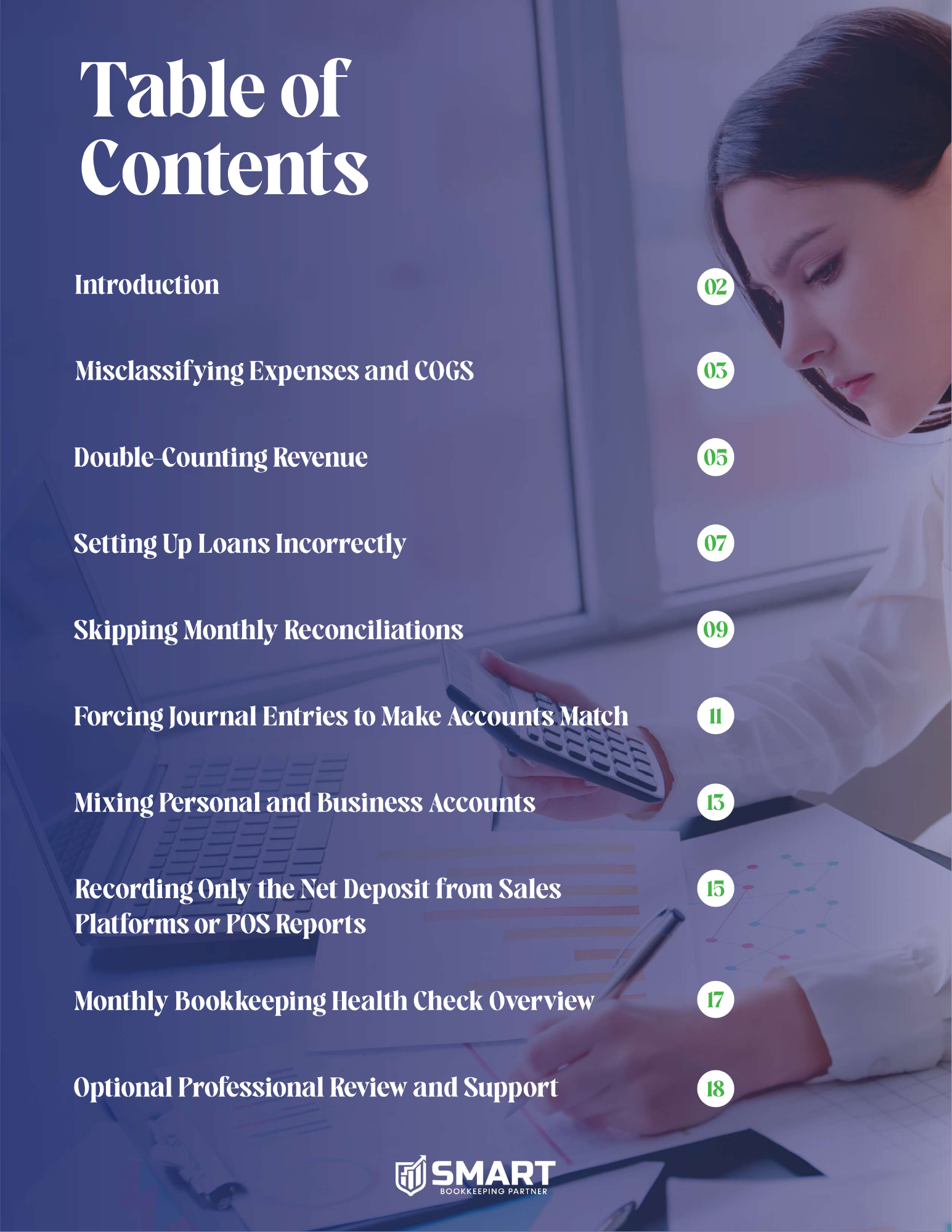Table of contents - 7 Simple QuickBooks Fixes