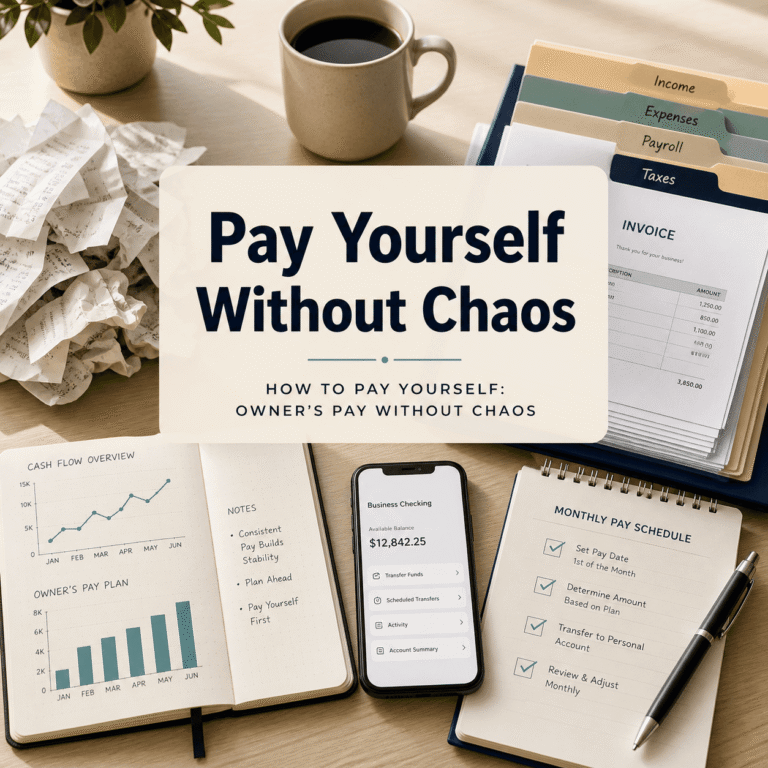 How to Pay Yourself: Owner’s Pay Without Chaos