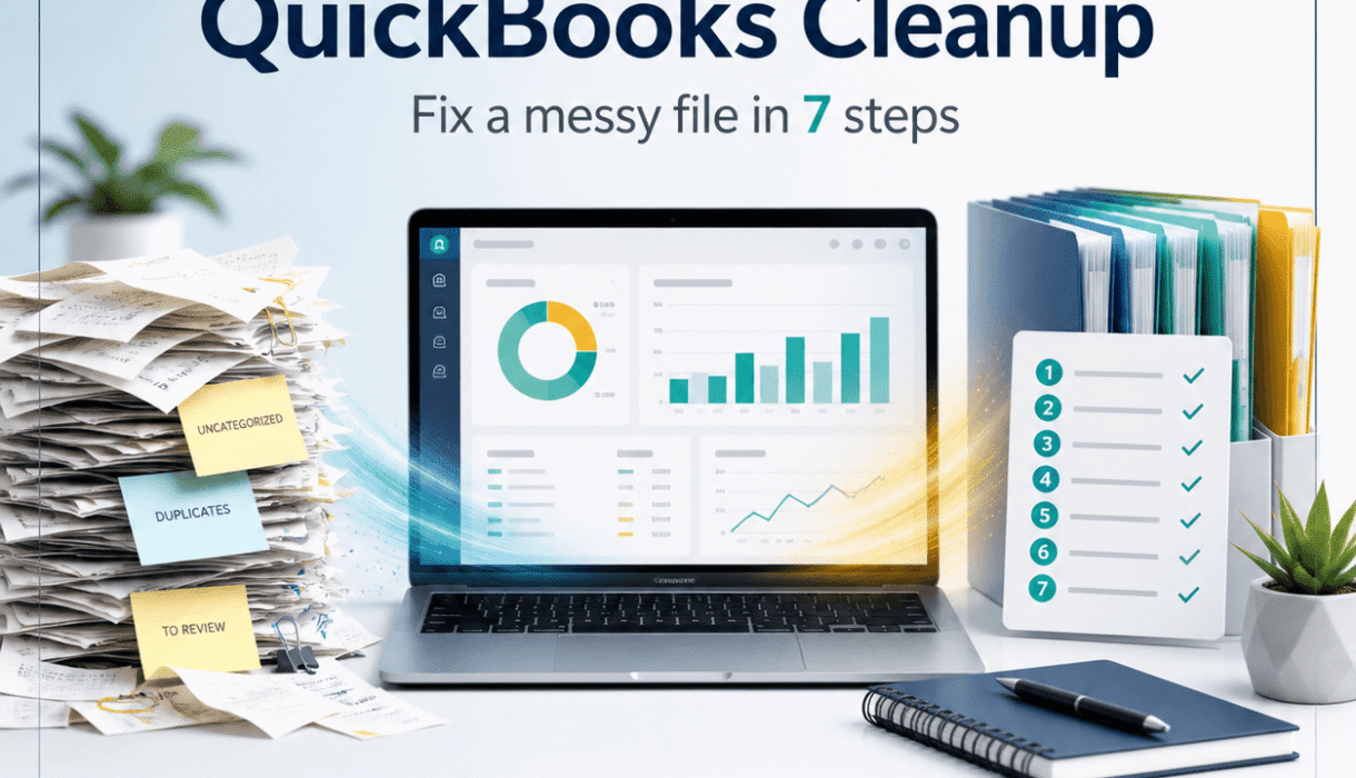 QuickBooks Cleanup: Fix a Messy File in 7 Steps