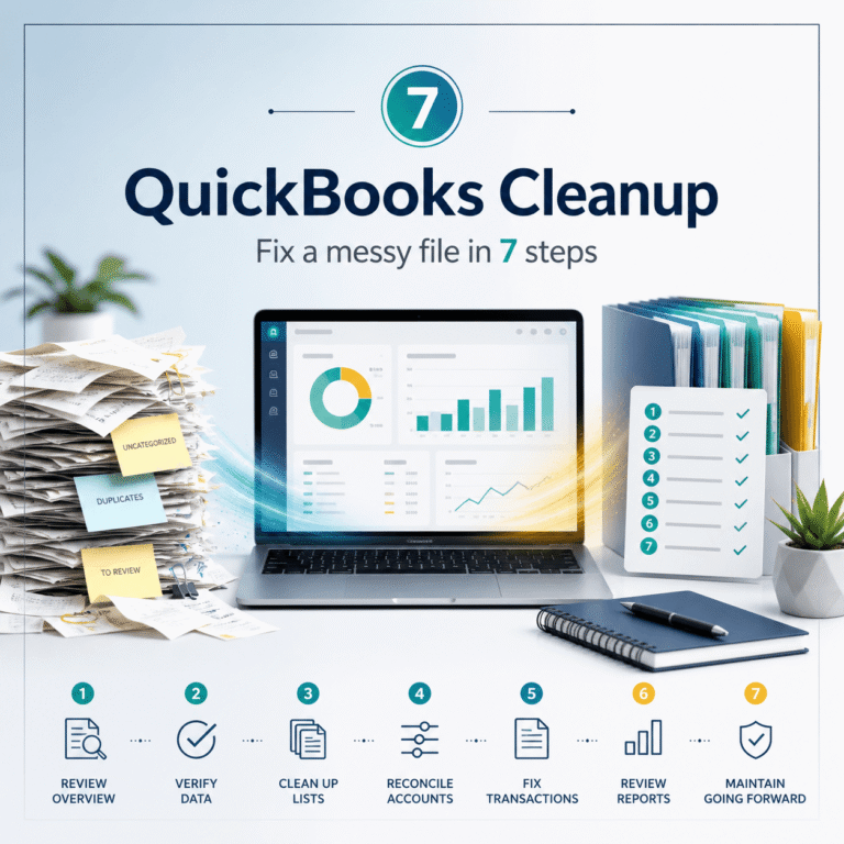 QuickBooks Cleanup: Fix a Messy File in 7 Steps