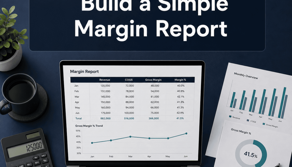 Stop Guessing Profit: Build a Simple Margin Report