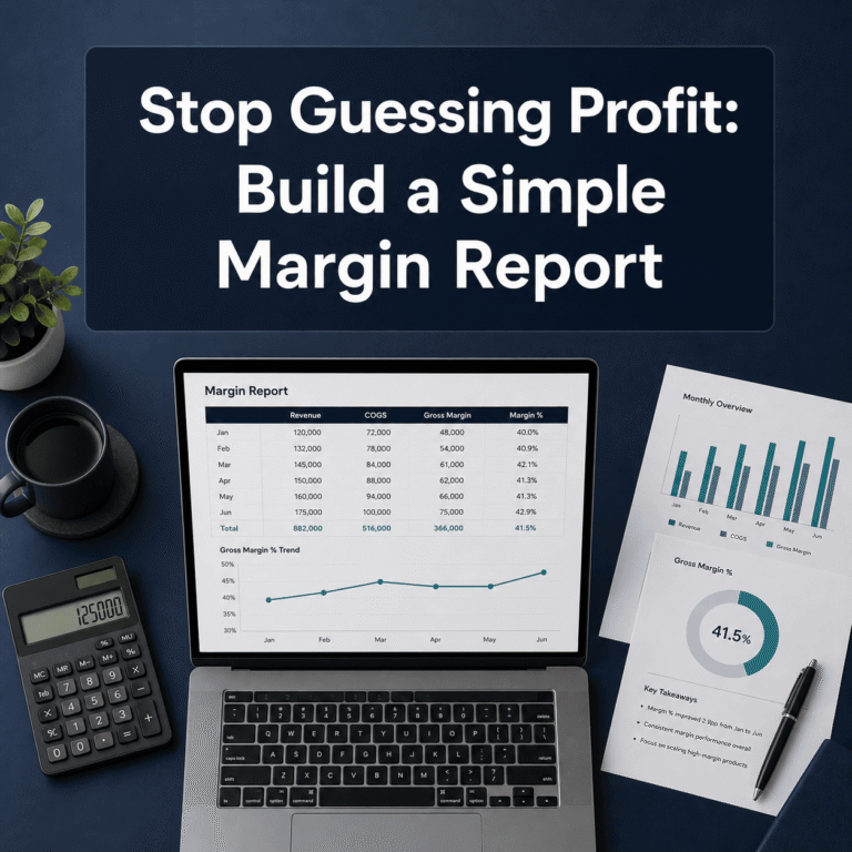 Stop Guessing Profit: Build a Simple Margin Report