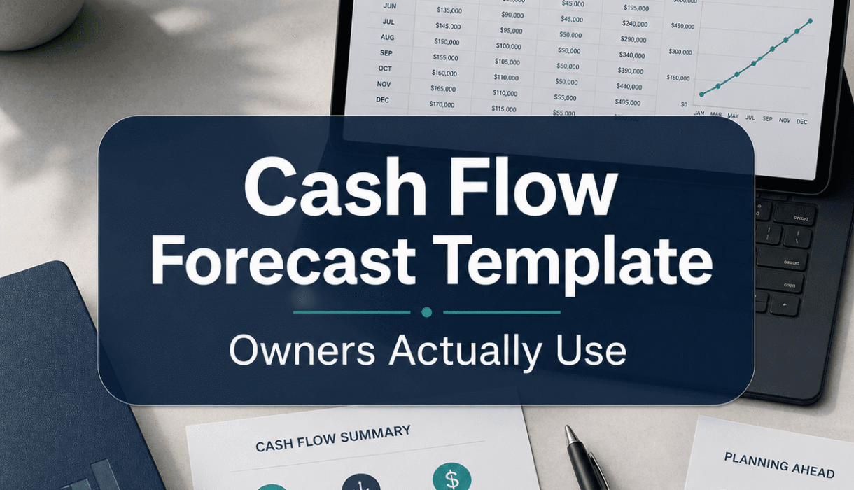 The Cash Flow Forecast Template Owners Actually Use